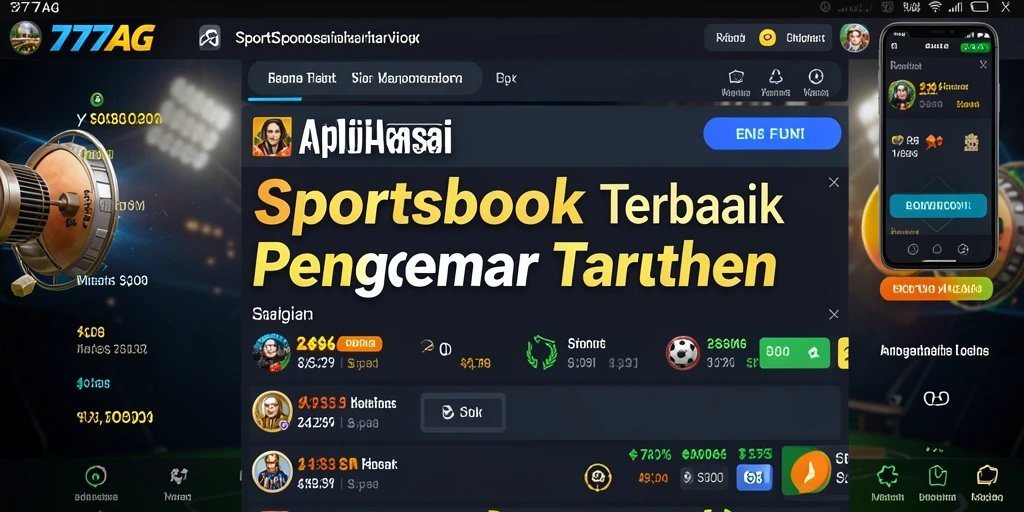 Tangkapan layar utama 777AG menunjukkan antarmuka Sportsbook yang menarik.