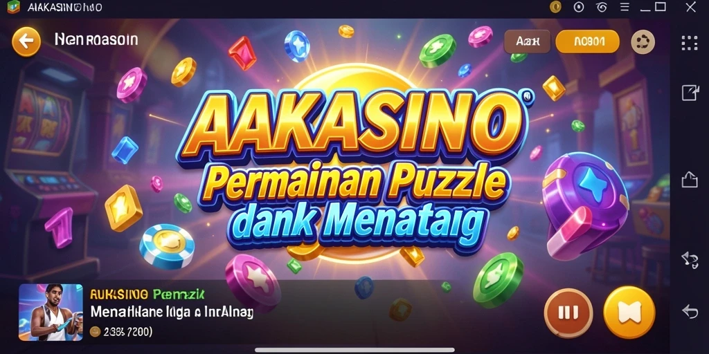 Screenshot AAKASINO menampilkan gameplay Puzzle yang menarik dan menantang.