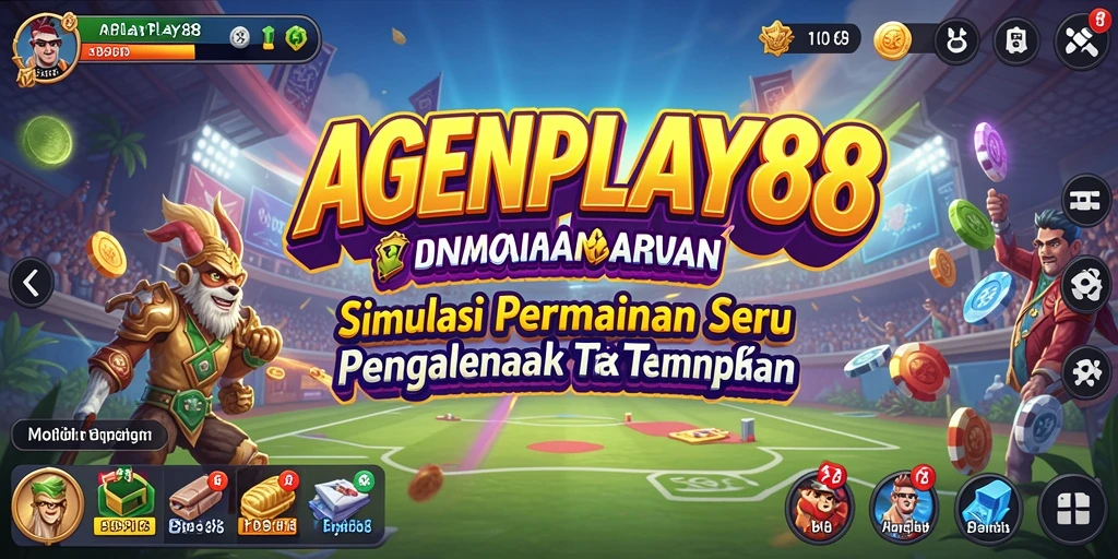 Tangkapan layar AGENPLAY88 menampilkan aksi seru dalam gameplay simulasi.
