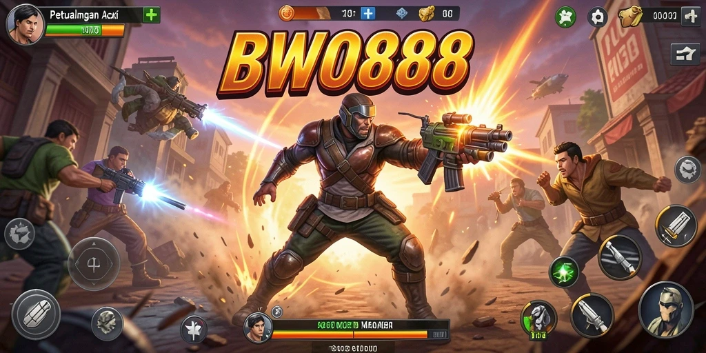 Gameplay mendebarkan BWO888 dengan aksi petualangan seru.