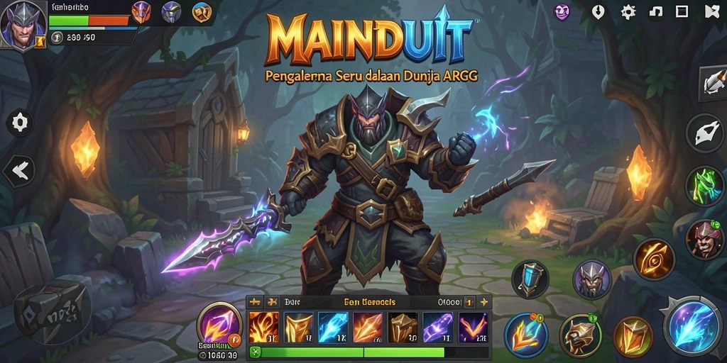Tampilan menggugah dari gameplay seru MAINDUIT dalam genre ARPG.