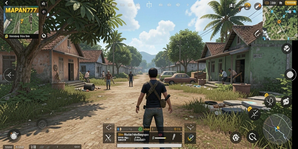 Tampilan gameplay menarik dalam <strong>MAPAN777</strong> dengan interaksi karakter yang dinamis.