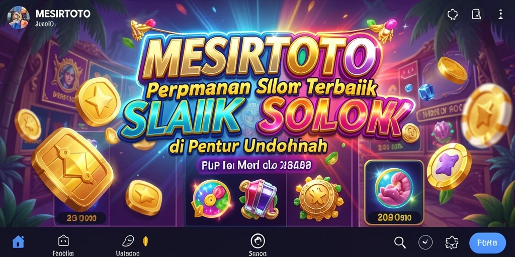 Beragam tampilan menarik dari permainan slot Mesirtoto.
