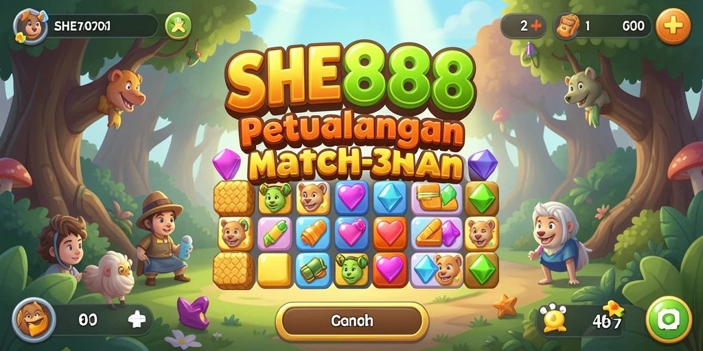 Tampilan gameplay SHE888 yang seru dan menantang.